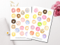 Preview: Donuts Sticker Set